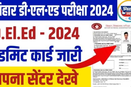 Download bihar deled admit card 2024